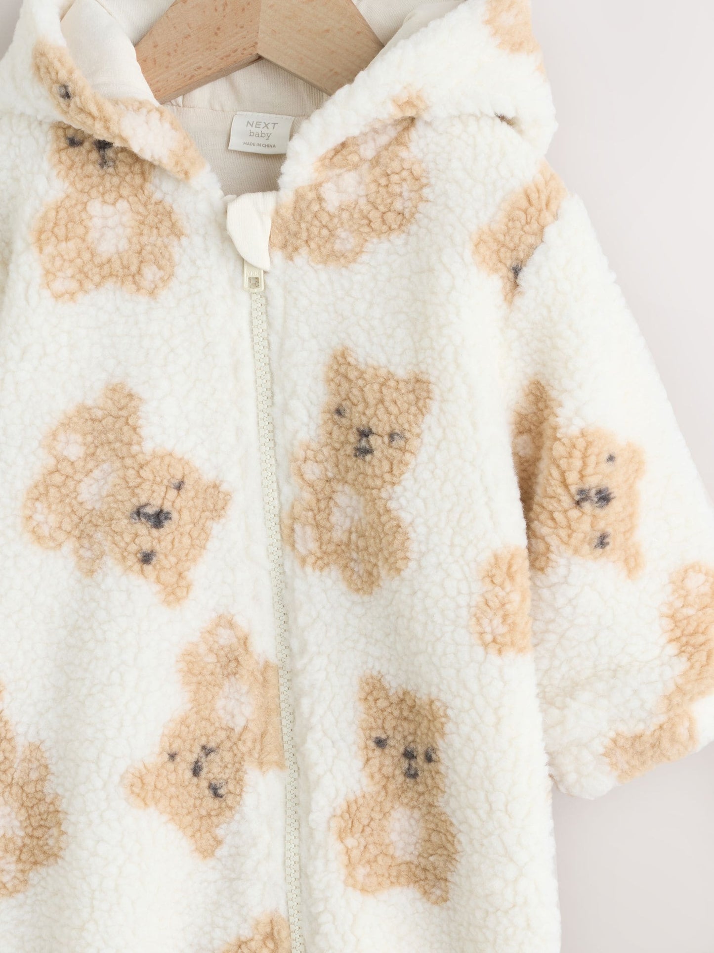 Natural Bear Borg All Over Printed Baby Pramsuit (0-18mths) image 7