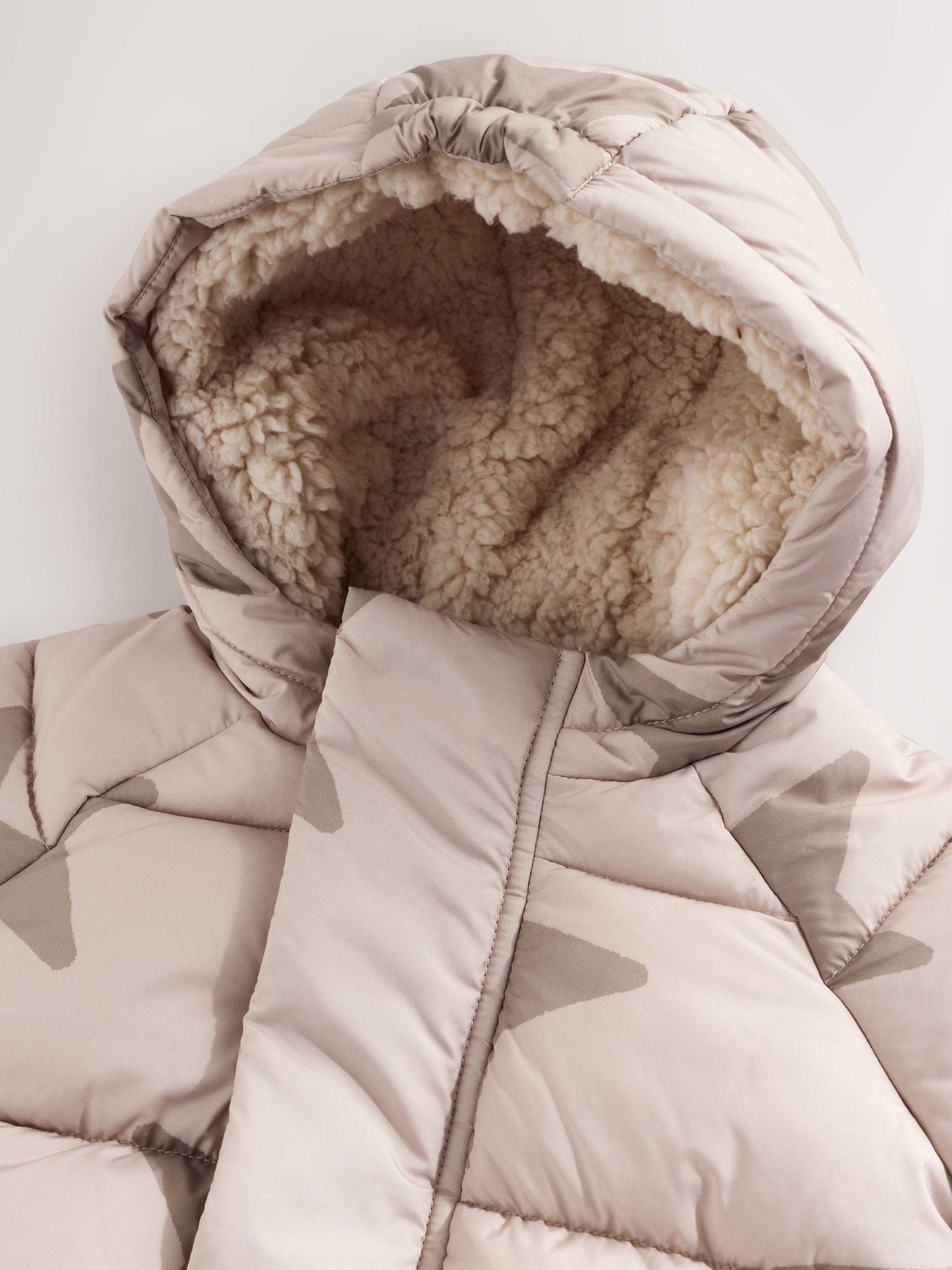 Natural Star All Over Printed Baby Puffer Jacket (0mths-2yrs)