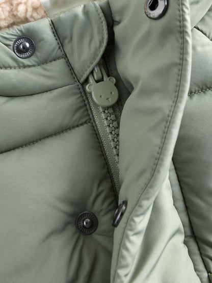 Sage Green Baby Puffer Jacket (0mths-2yrs)