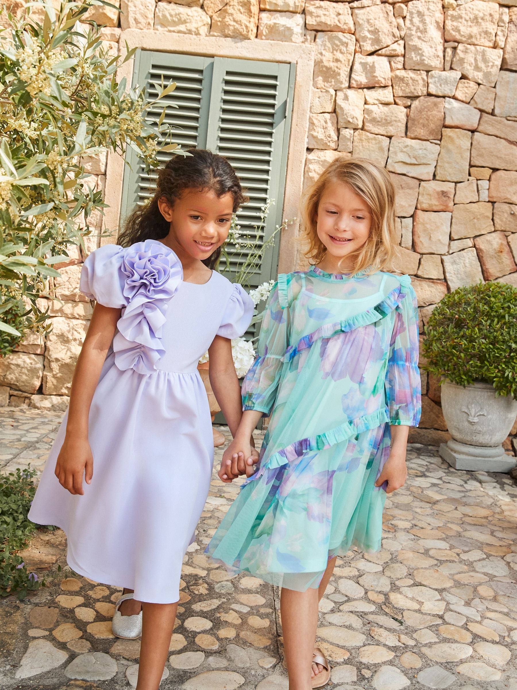 Angel & Rocket Purple Lourdes Corsage Waist Dress image 2
