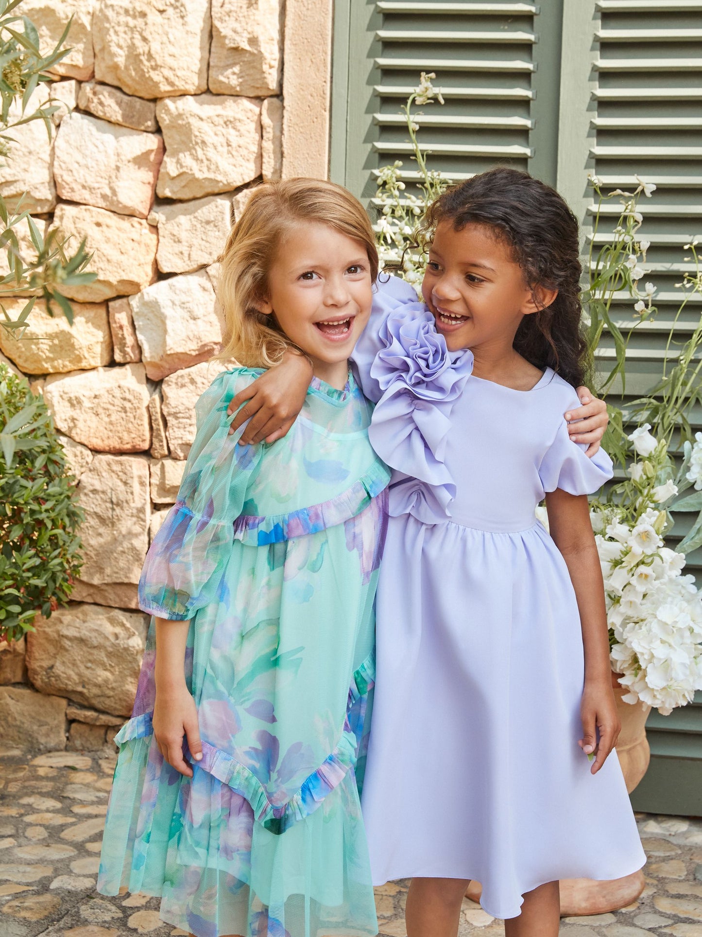 Angel & Rocket Purple Lourdes Corsage Waist Dress image 3