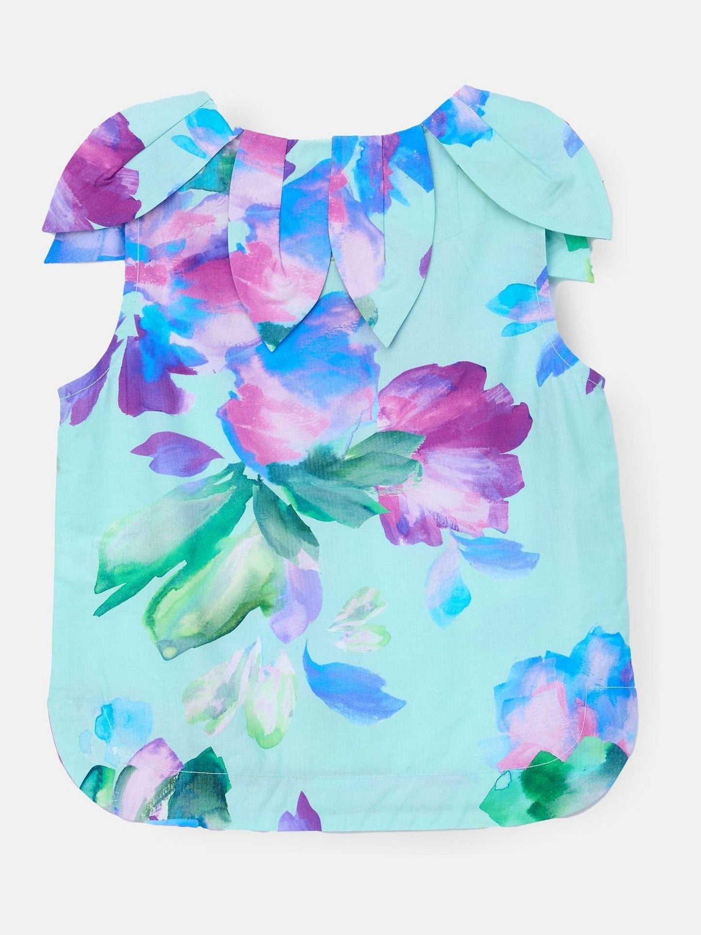 Dsiney Kidz - Angel & Rocket Green Margaux Ivory Petal Collar 100% Cotton Top image 11