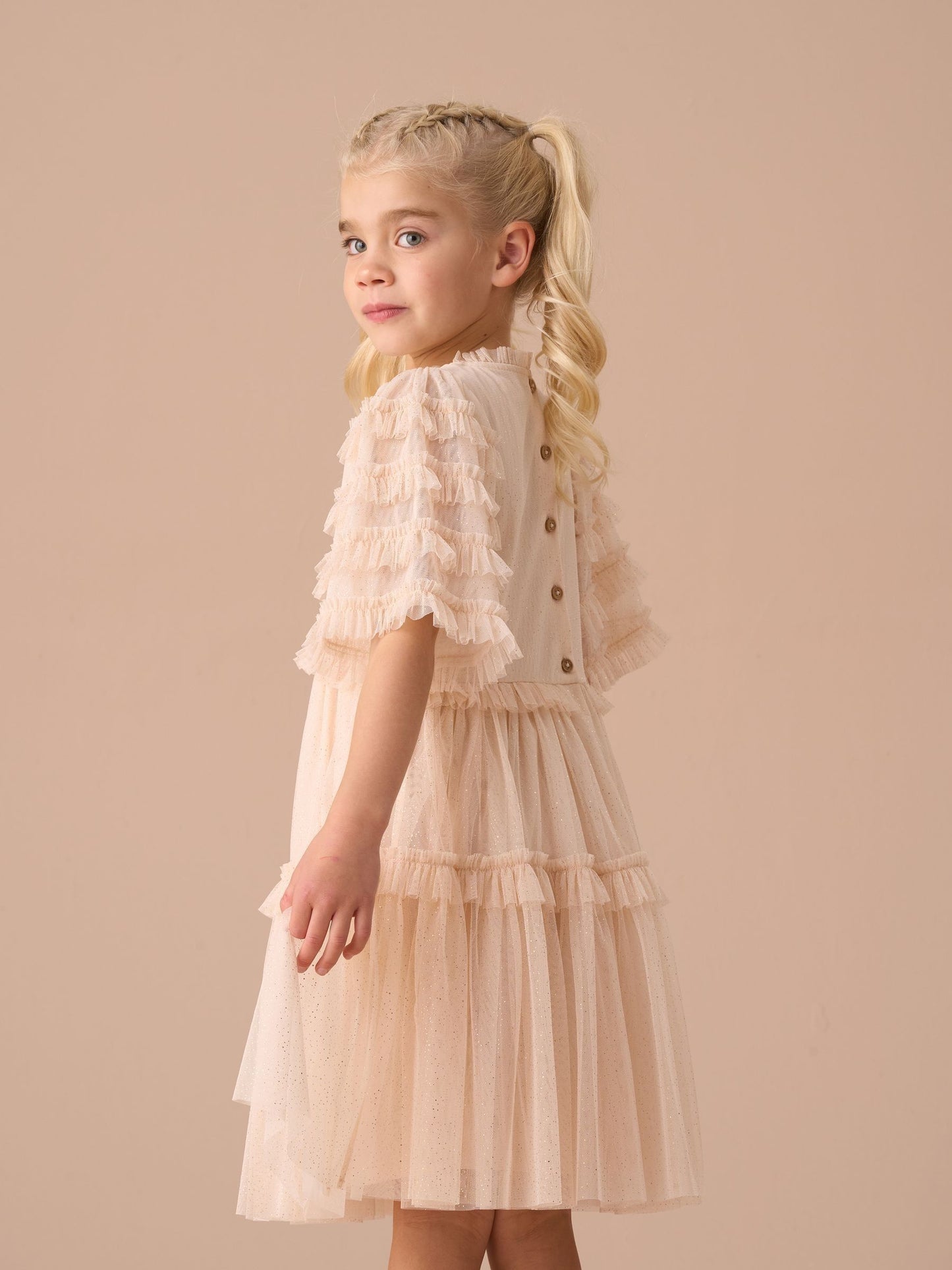 Angel & Rocket Pink Beau Embroidered Boho Dress image 4