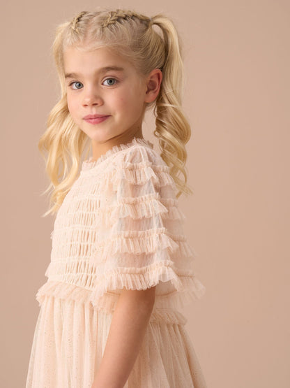 Angel & Rocket Pink Beau Embroidered Boho Dress image 5