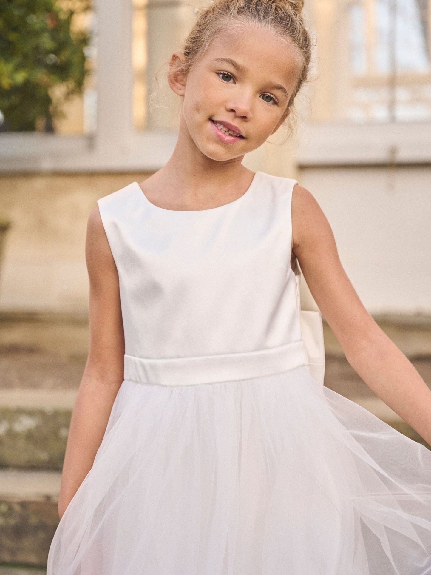 Angel & Rocket White Charlotte Ballerina Bow Dress image 1