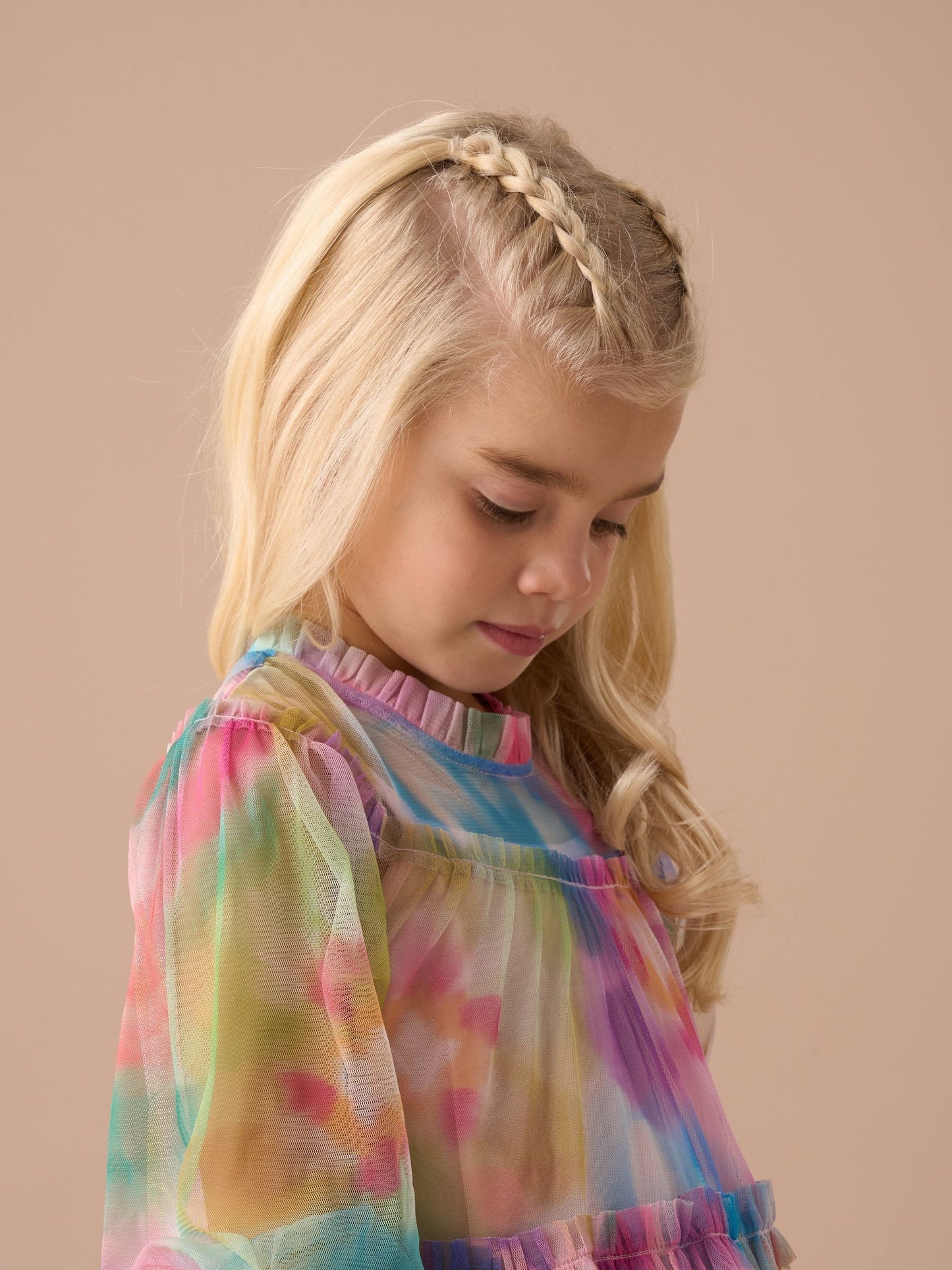 Angel & Rocket Eleanor Multi Printed Swing Mesh Dress image 5