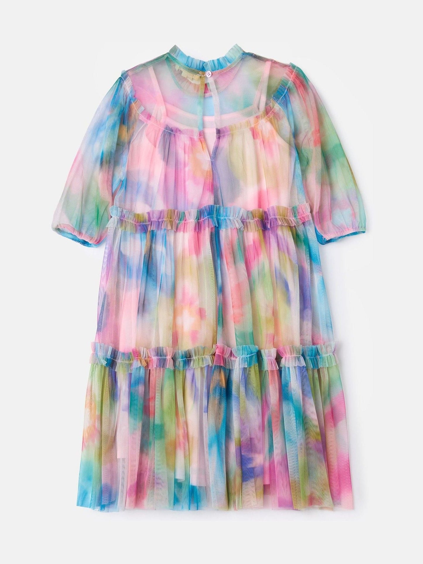 Angel & Rocket Eleanor Multi Printed Swing Mesh Dress image 6