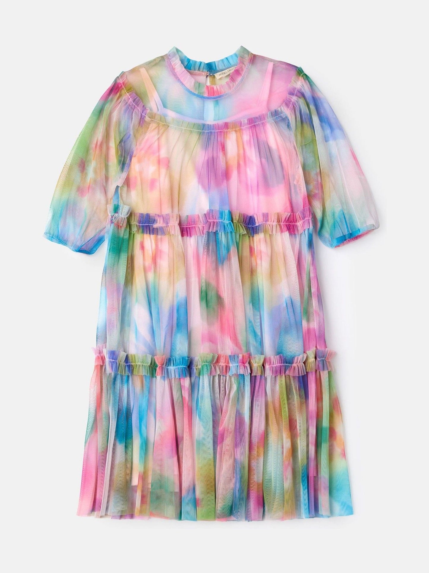 Angel & Rocket Eleanor Multi Printed Swing Mesh Dress image 7