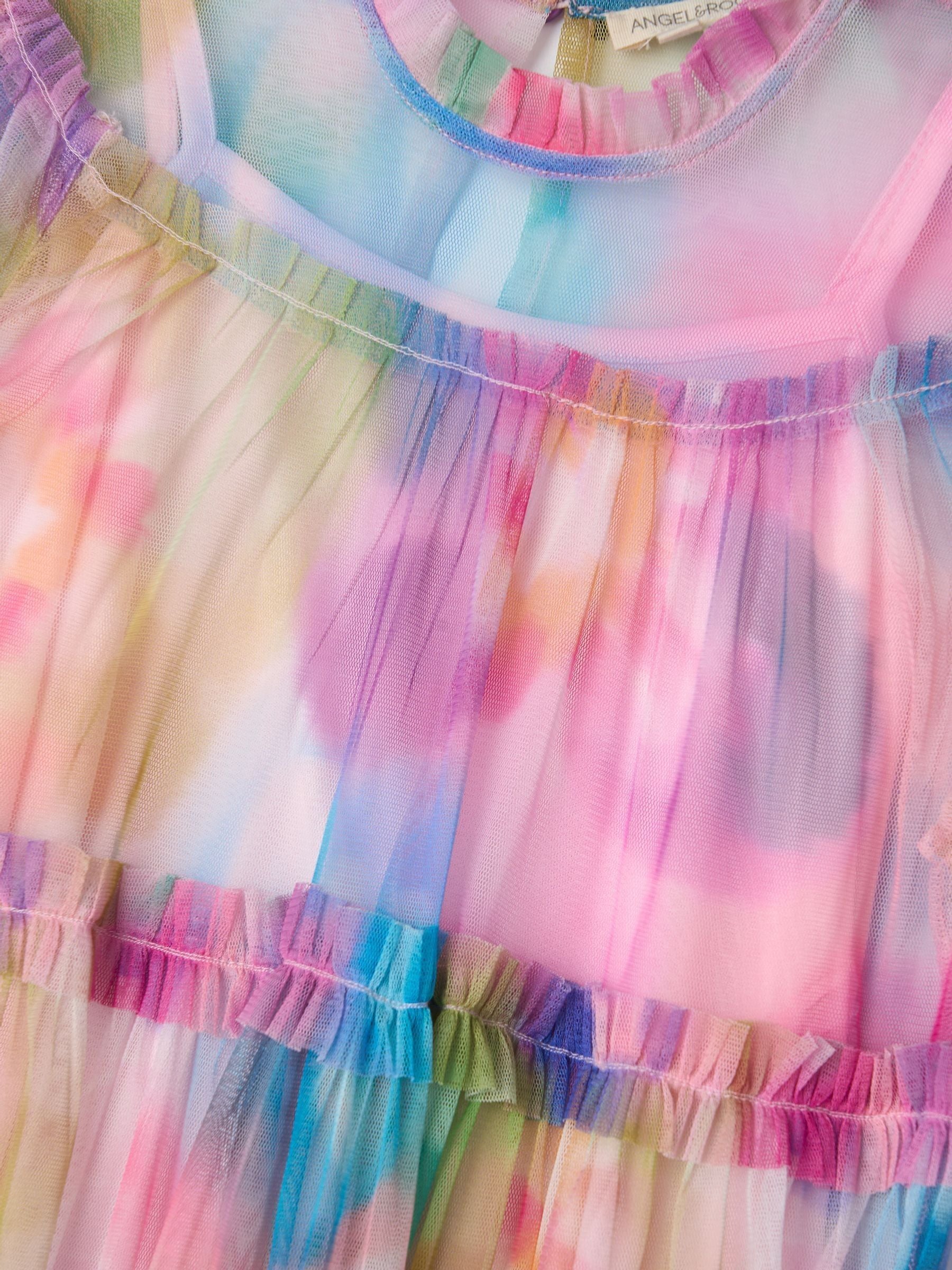 Angel & Rocket Eleanor Multi Printed Swing Mesh Dress image 8