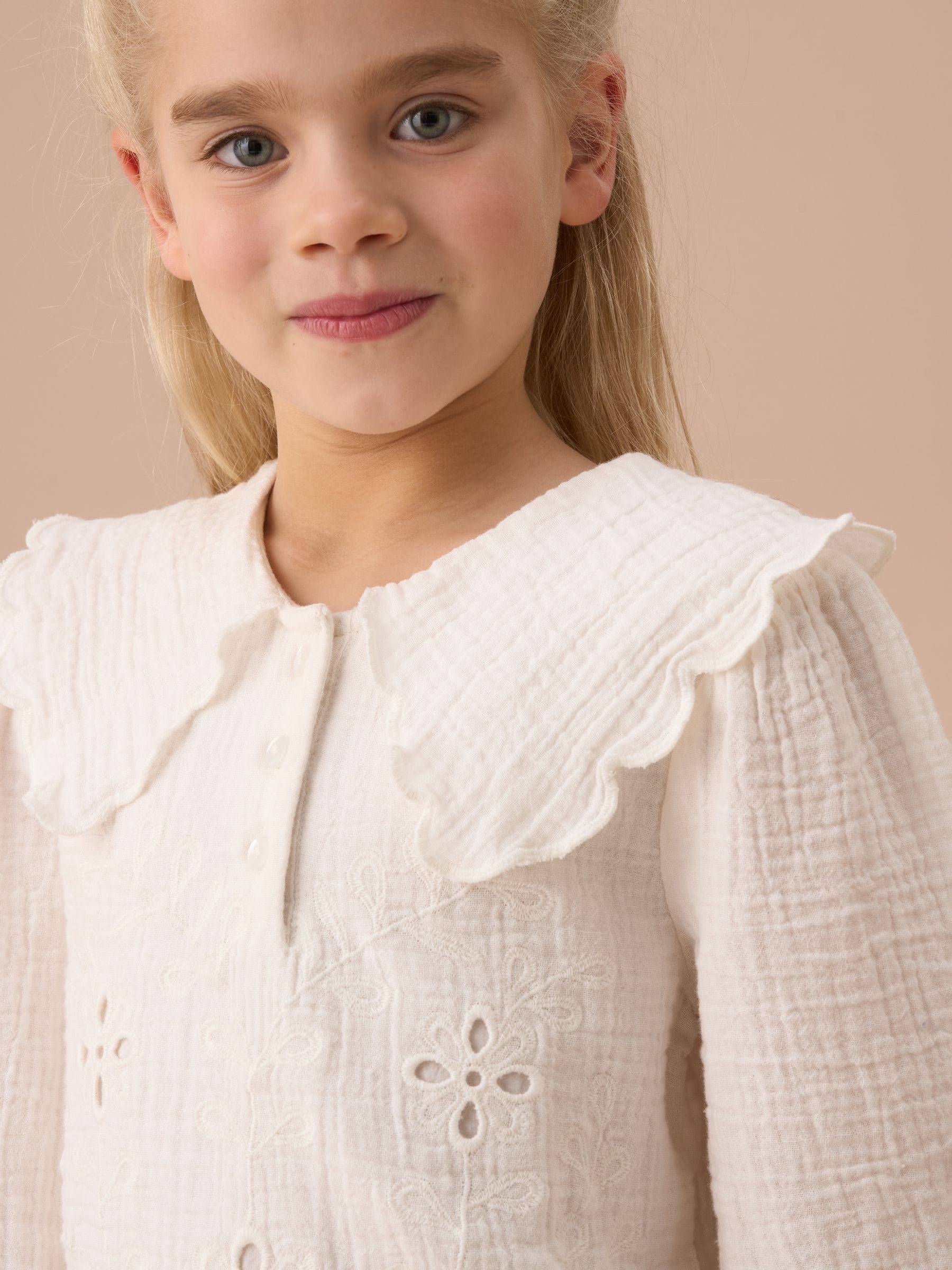 Dsiney Kidz - Angel & Rocket Off White Betty Stripe Long Sleeve Blouse image 2