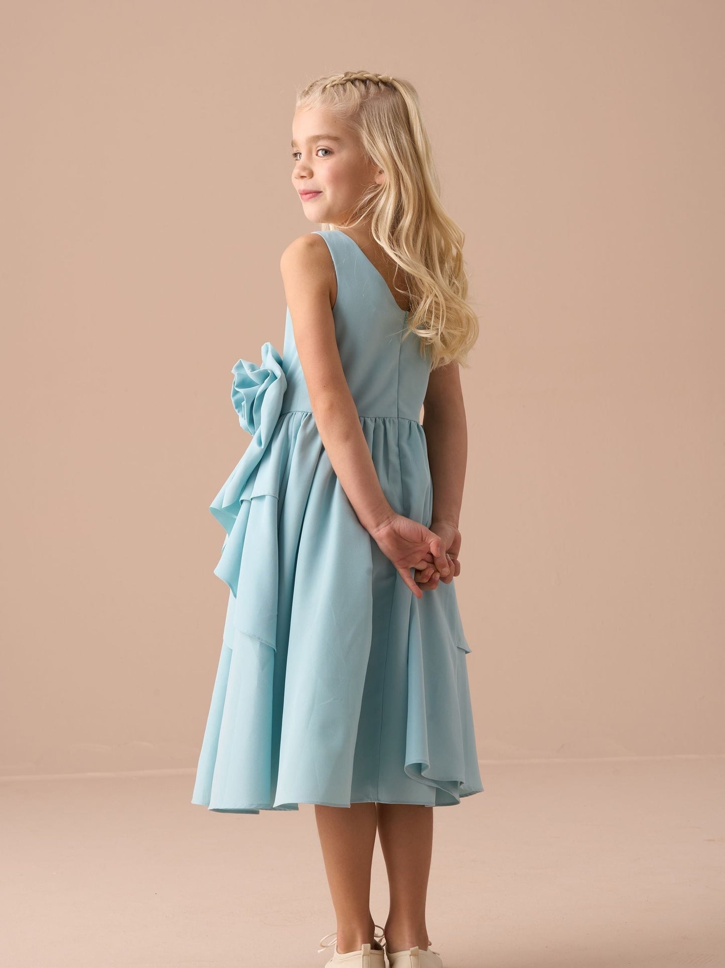 Angel & Rocket Green Lourdes Corsage Waist Dress image 5