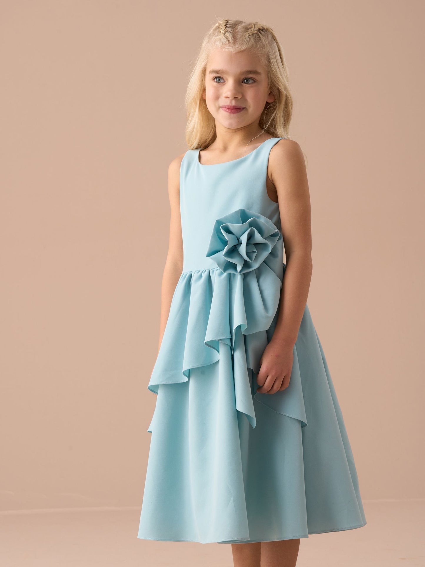 Angel & Rocket Green Lourdes Corsage Waist Dress image 7