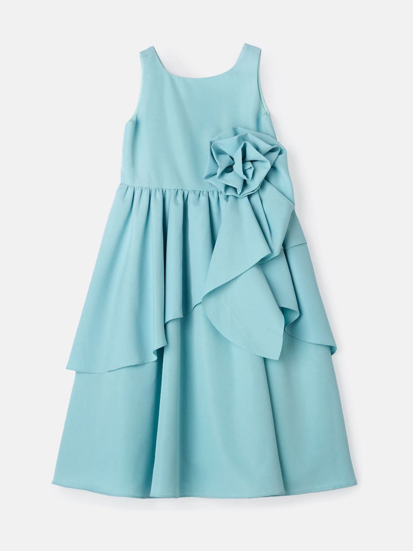 Angel & Rocket Green Lourdes Corsage Waist Dress image 9