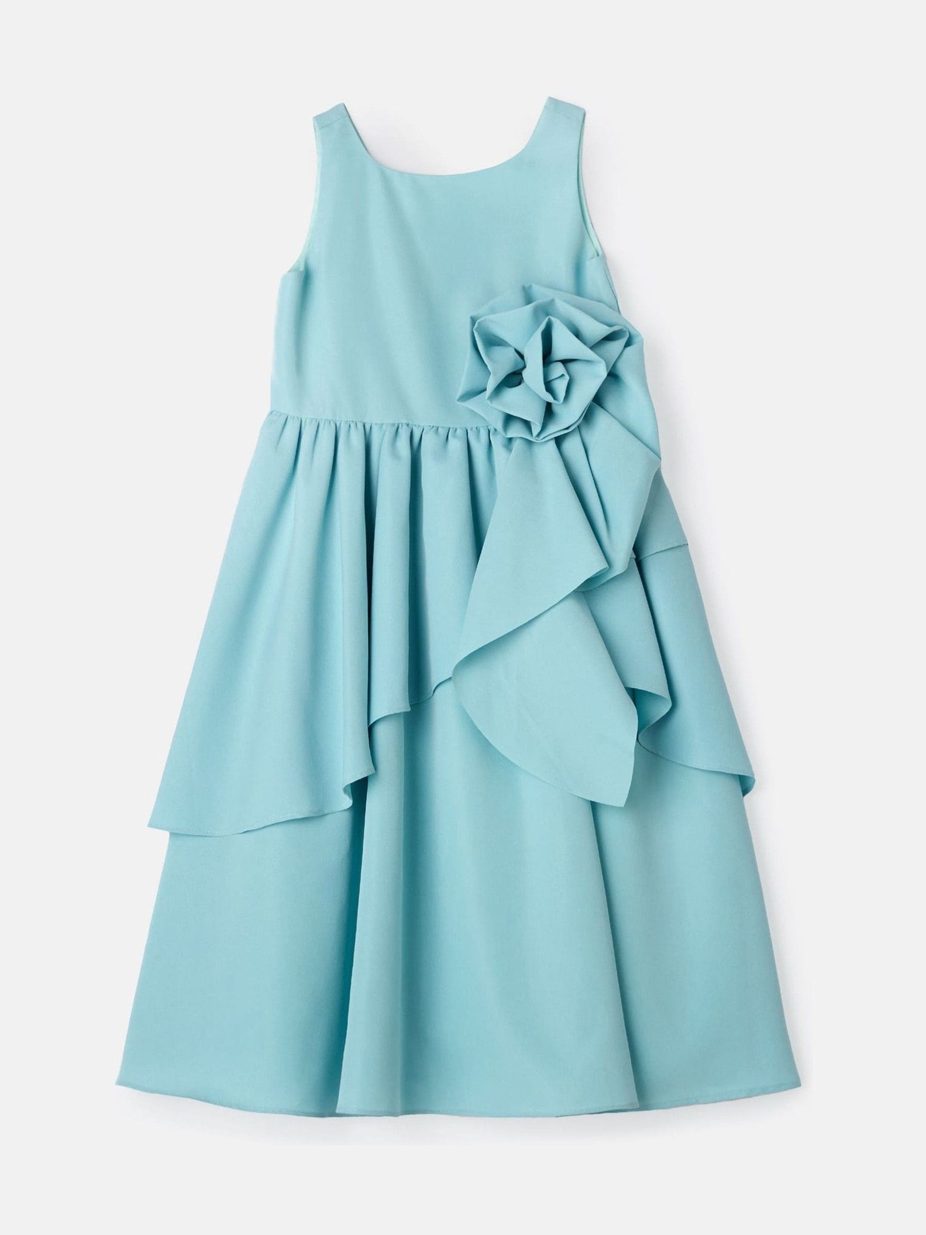Angel & Rocket Green Lourdes Corsage Waist Dress image 9