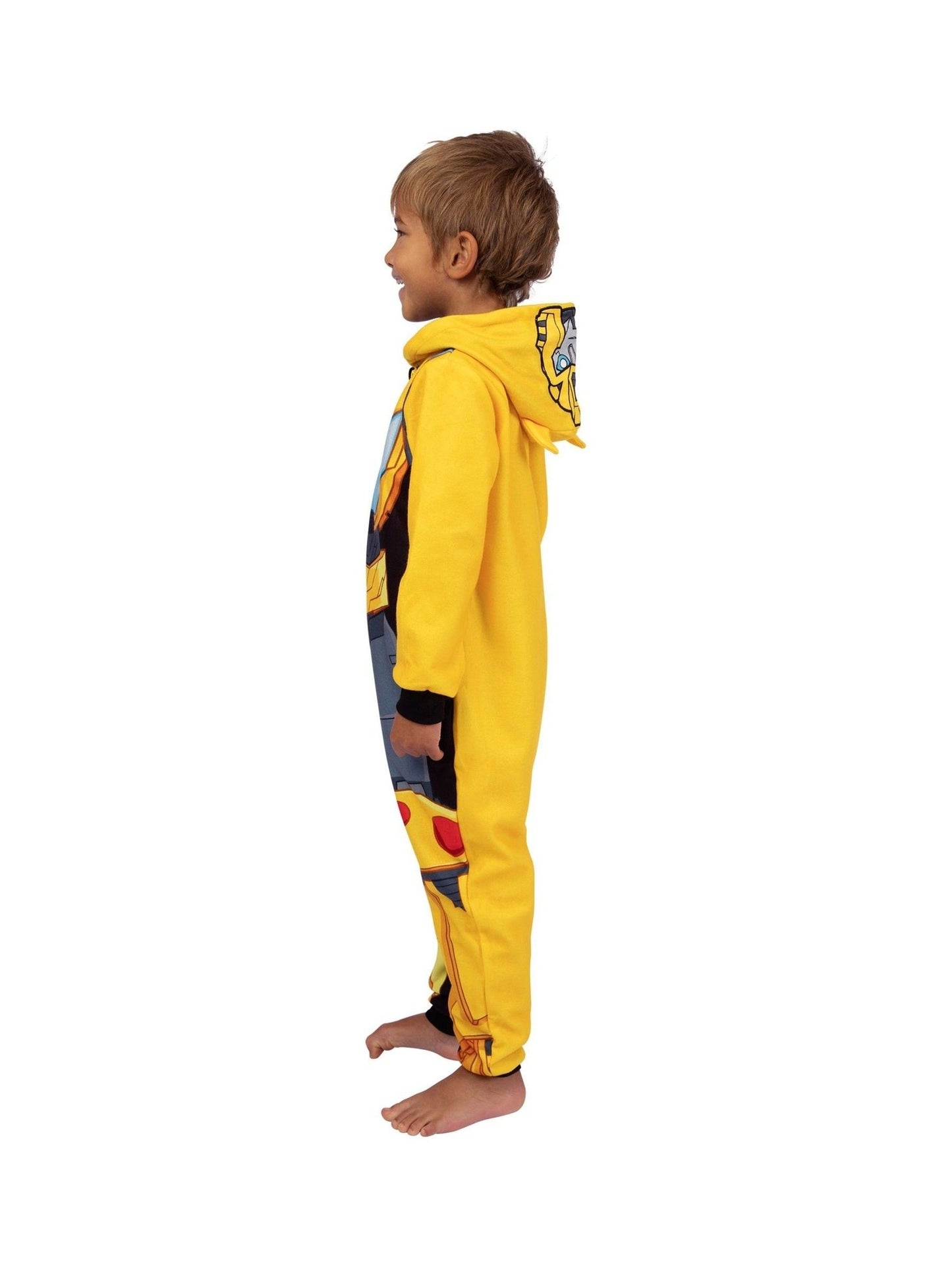 Dsiney Kidz - Character Yellow Transforrmers Bumblebee All-In-One With 3D Horns image 5