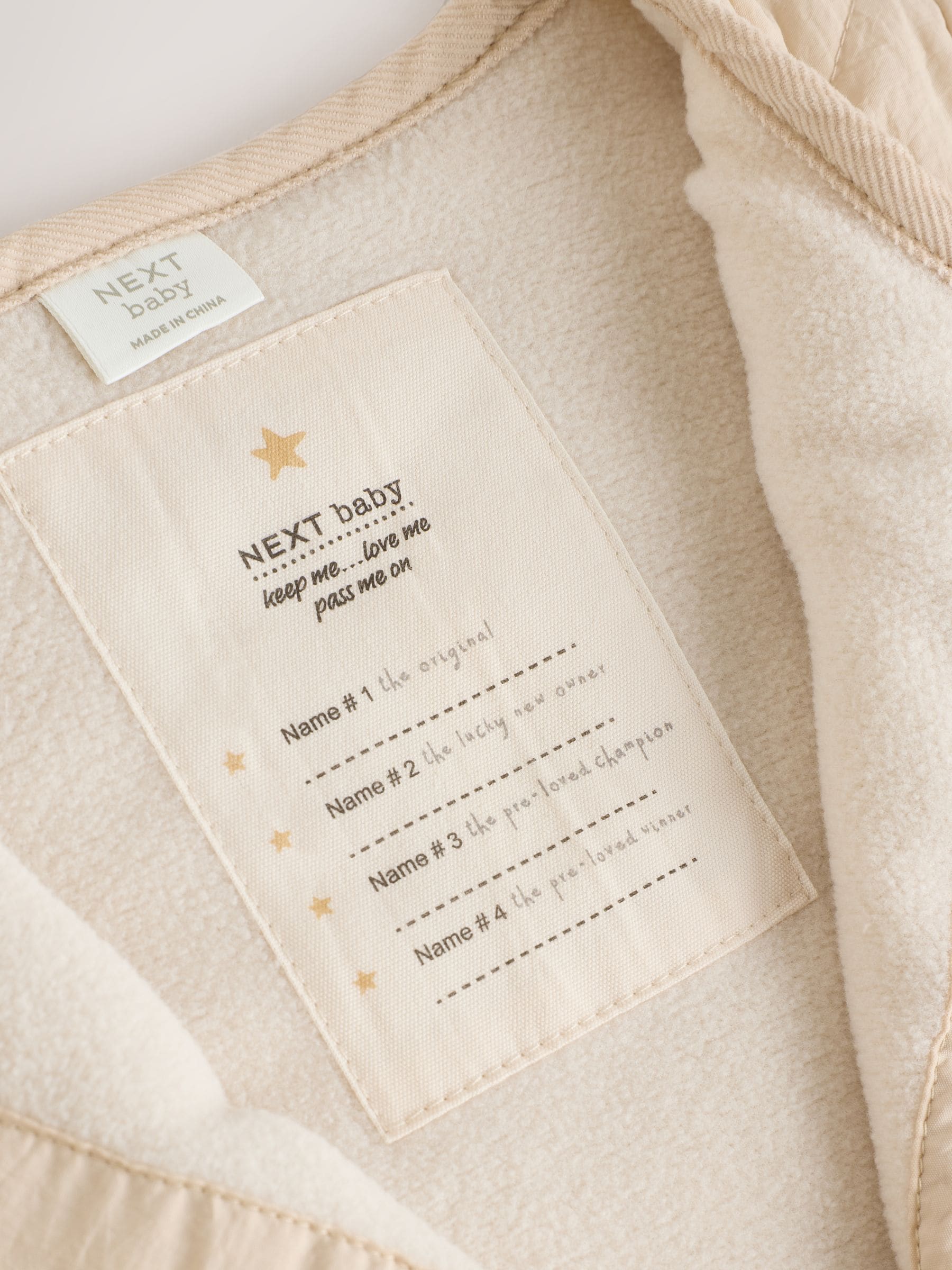 Dsiney Kidz - Neutral Quilted Popper Baby Jacket image 5
