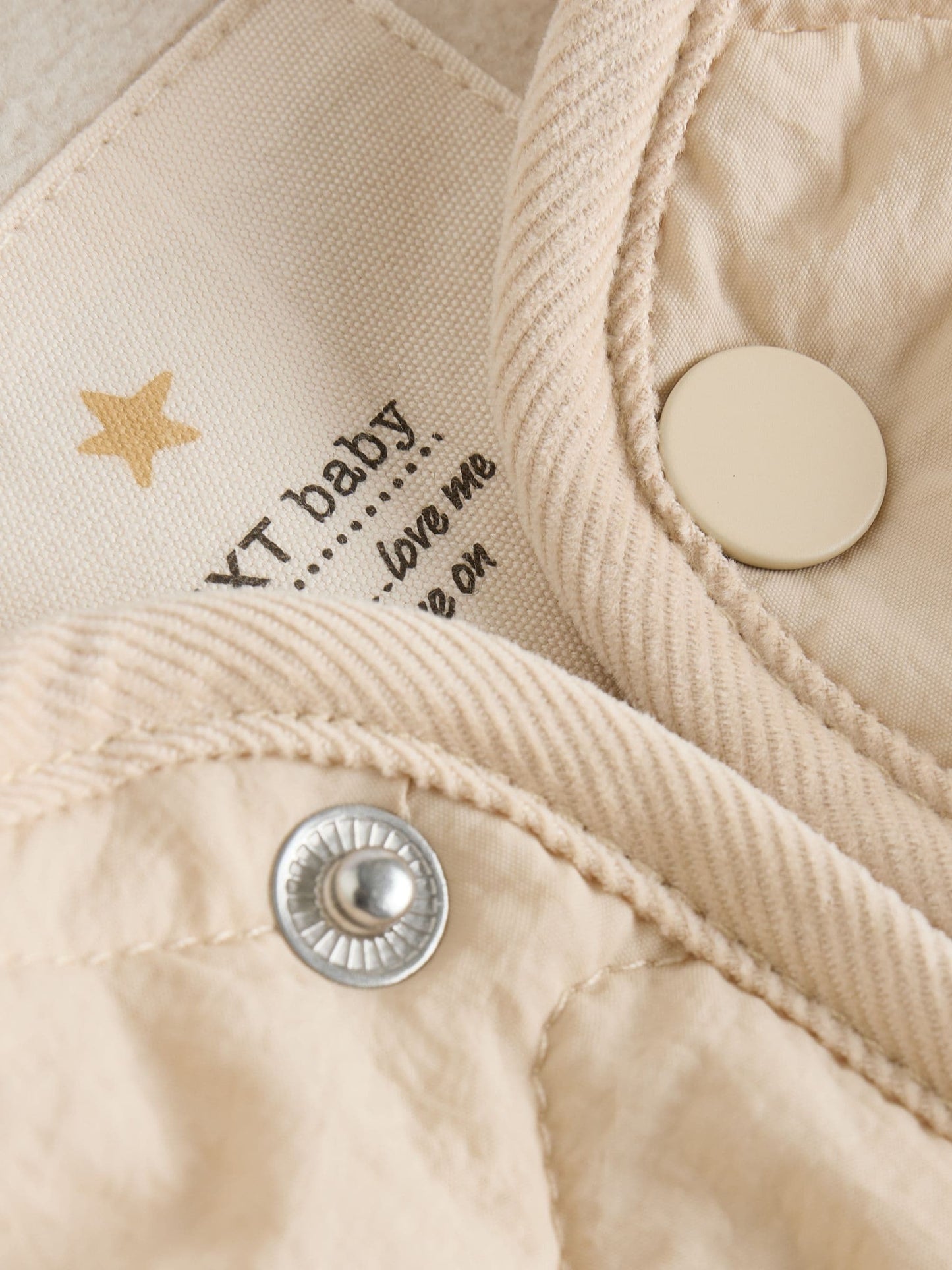 Dsiney Kidz - Neutral Quilted Popper Baby Jacket image 6