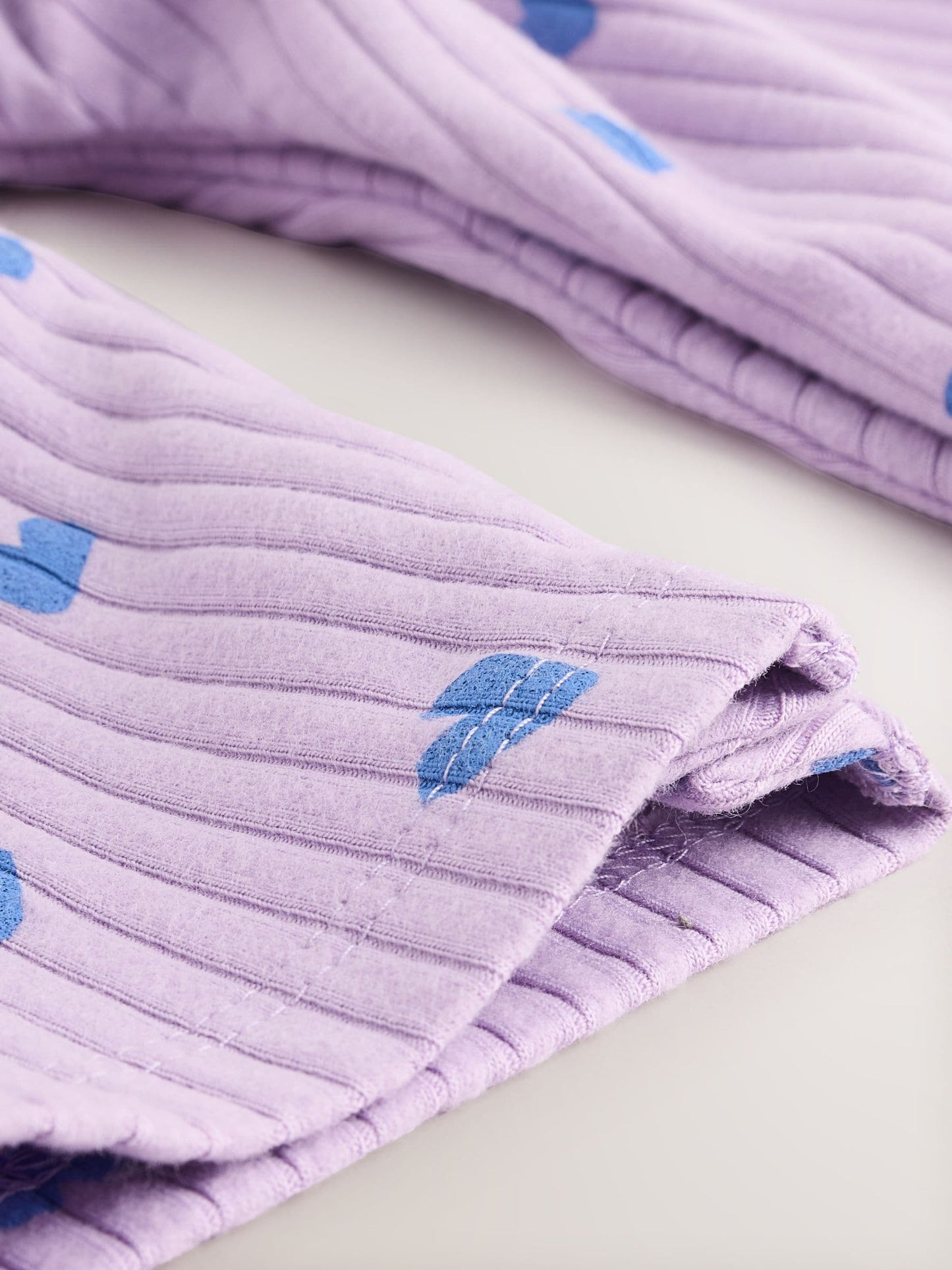 Purple Hearts Baby Jersey Dungaree and Bodysuit 2 Piece Set (0mths-2yrs)