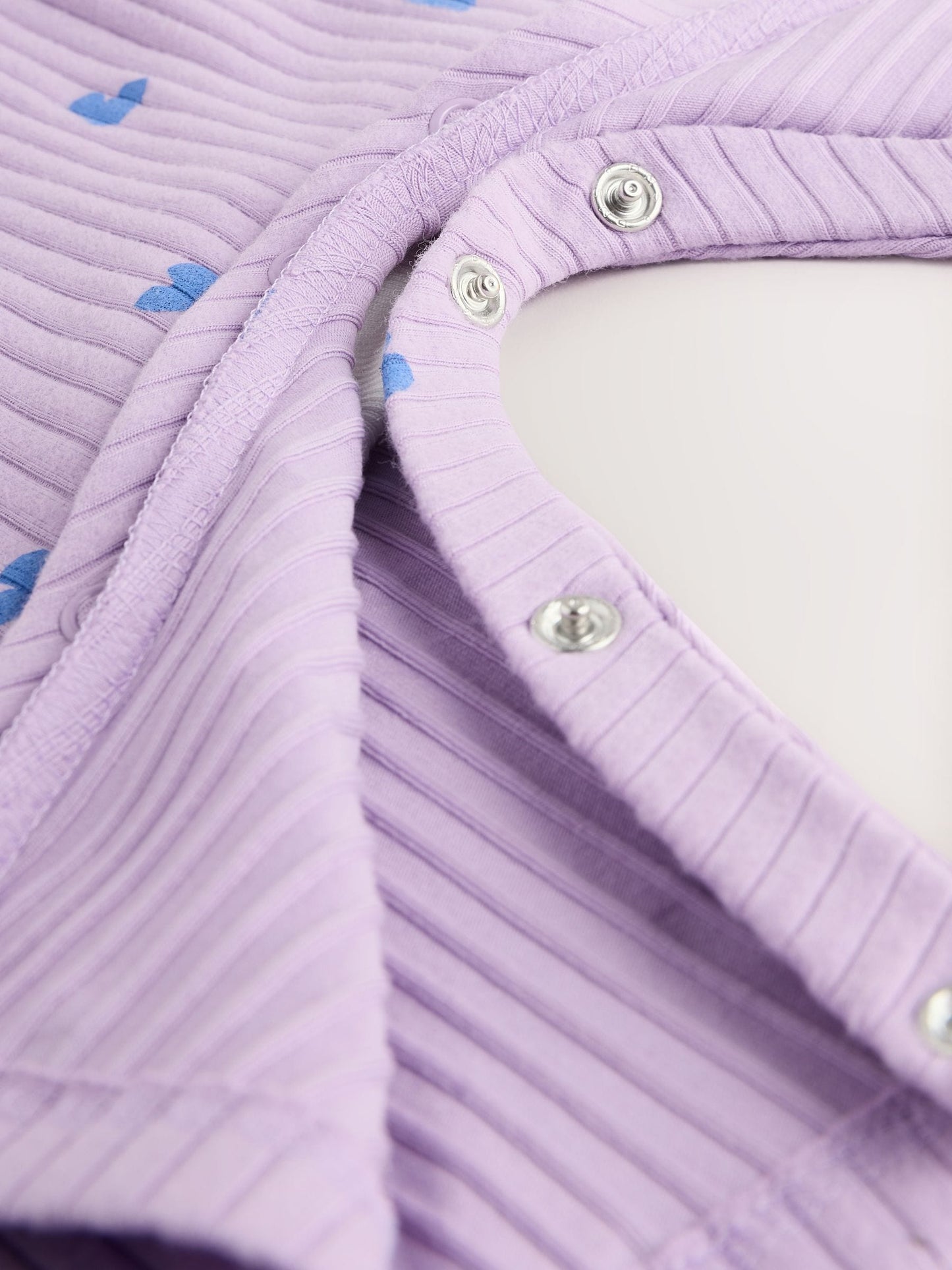 Purple Hearts Baby Jersey Dungaree and Bodysuit 2 Piece Set (0mths-2yrs)