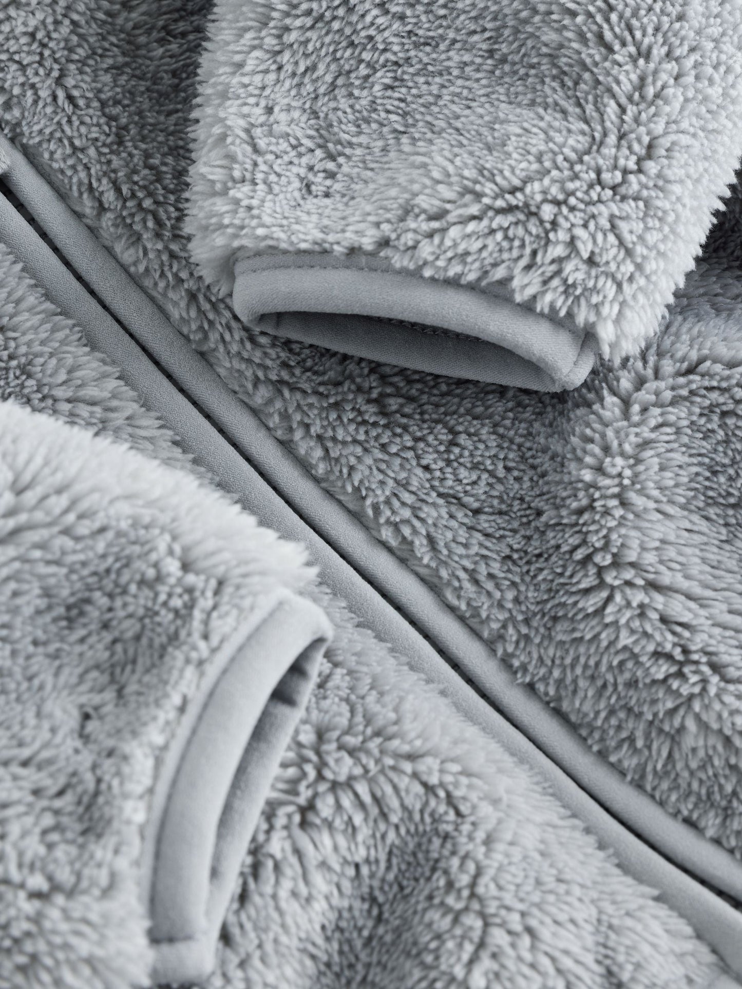 Grey Fleece Baby Zip Jacket