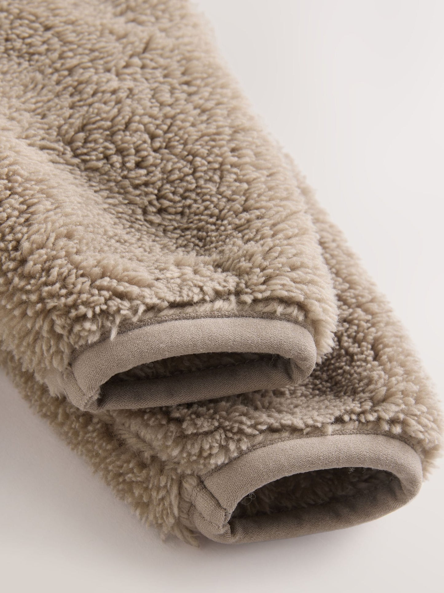 Mink Brown Fleece Baby Zip Jacket