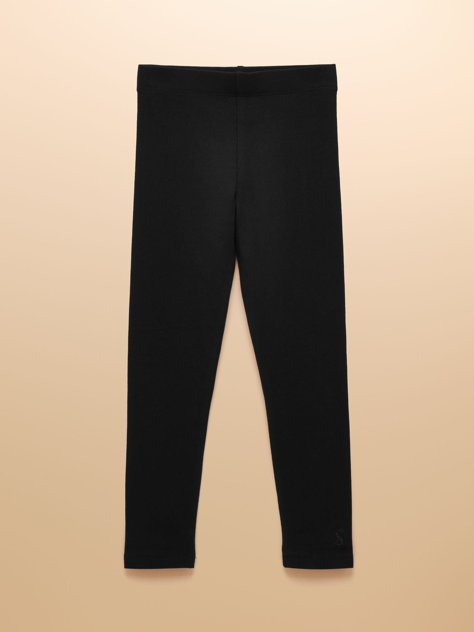 Joules Girls' Deedee Black Jersey Leggings image 1