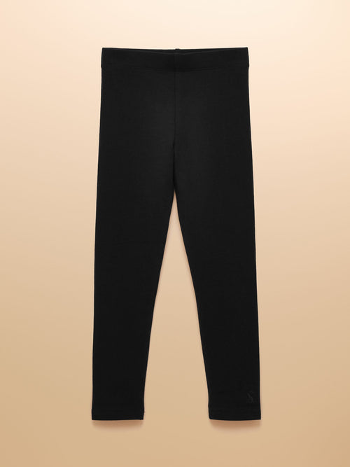 Joules Girls' Deedee Black Jersey Leggings image 1