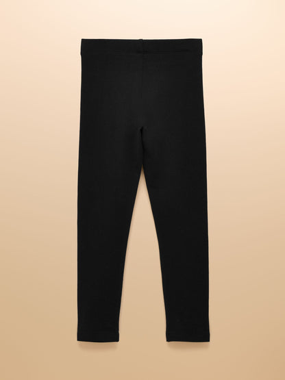 Joules Girls' Deedee Black Jersey Leggings image 2