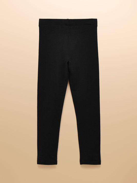 Joules Girls' Deedee Black Jersey Leggings image 2
