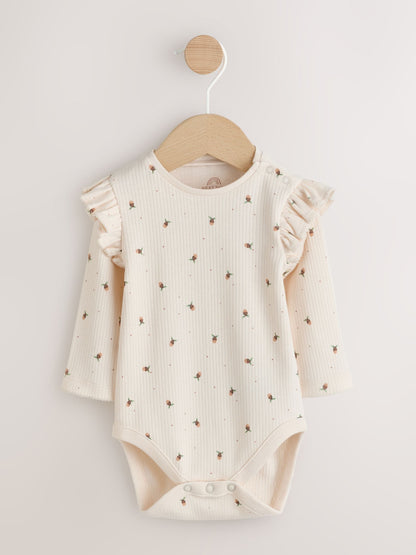 Neutral Broderie Baby Dungarees and Bodysuit 2 Piece Set (0mths-2yrs)