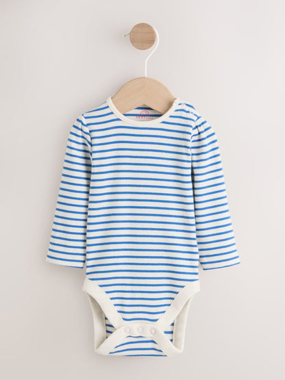 Blue Character Baby Cord Long Sleeve Bodysuit and Pinafore Dress with Tights Set (0mths-2yrs)