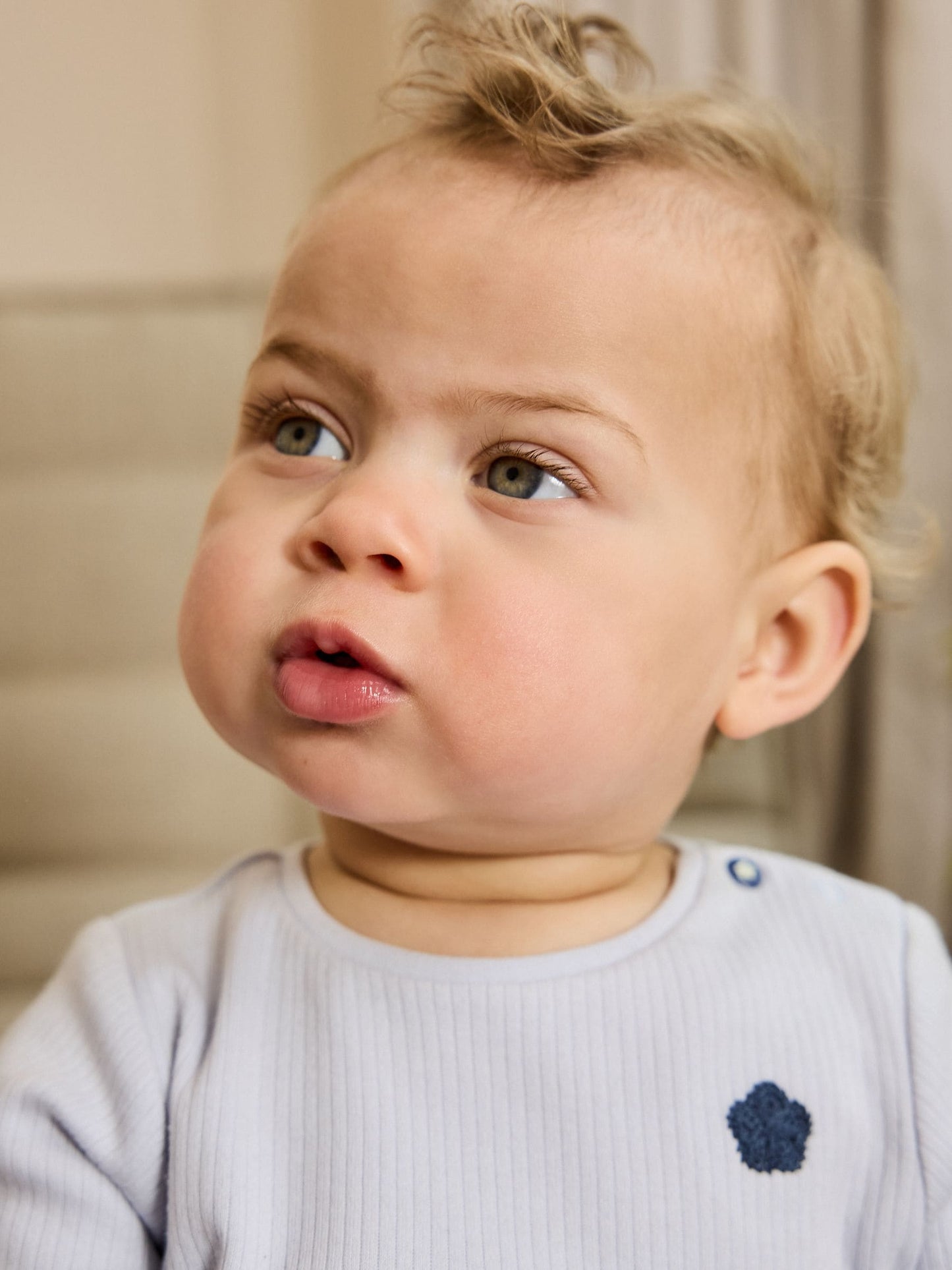 Blue/Green Flower Baby Jersey Dresses 2 Pack (0mths-2yrs)