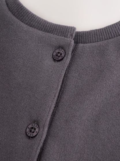 Grey Sparkle Baby Twofer Mesh Dress (0mths-2yrs)