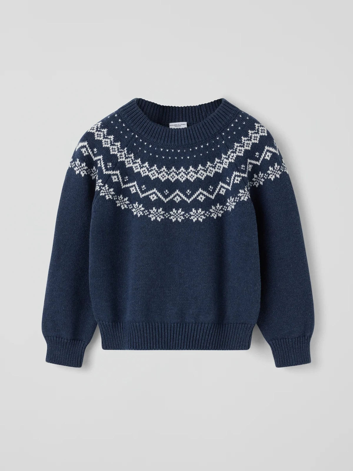 Polarn O. Pyret Blue Knitted Jumper - image 1
