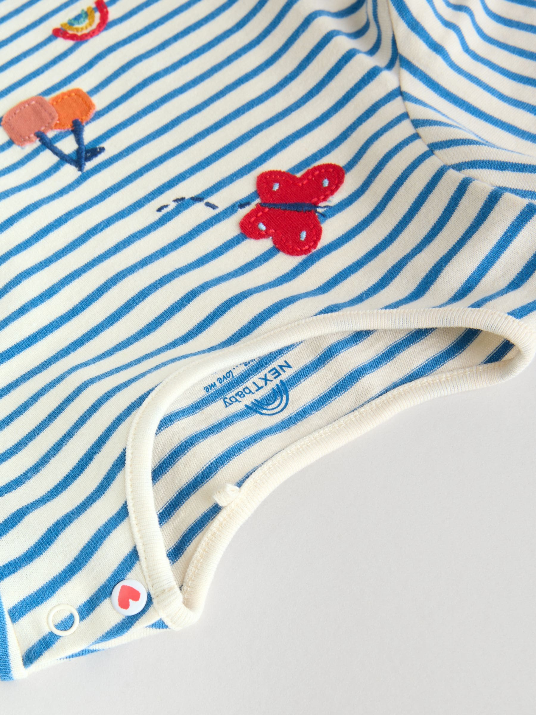 Red/Blue/Cream Long Sleeve Top And Leggings Set 6 Piece (0mths-2yrs) image 6
