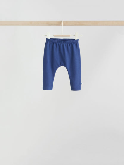 Red/Blue/Cream Long Sleeve Top And Leggings Set 6 Piece (0mths-3yrs)