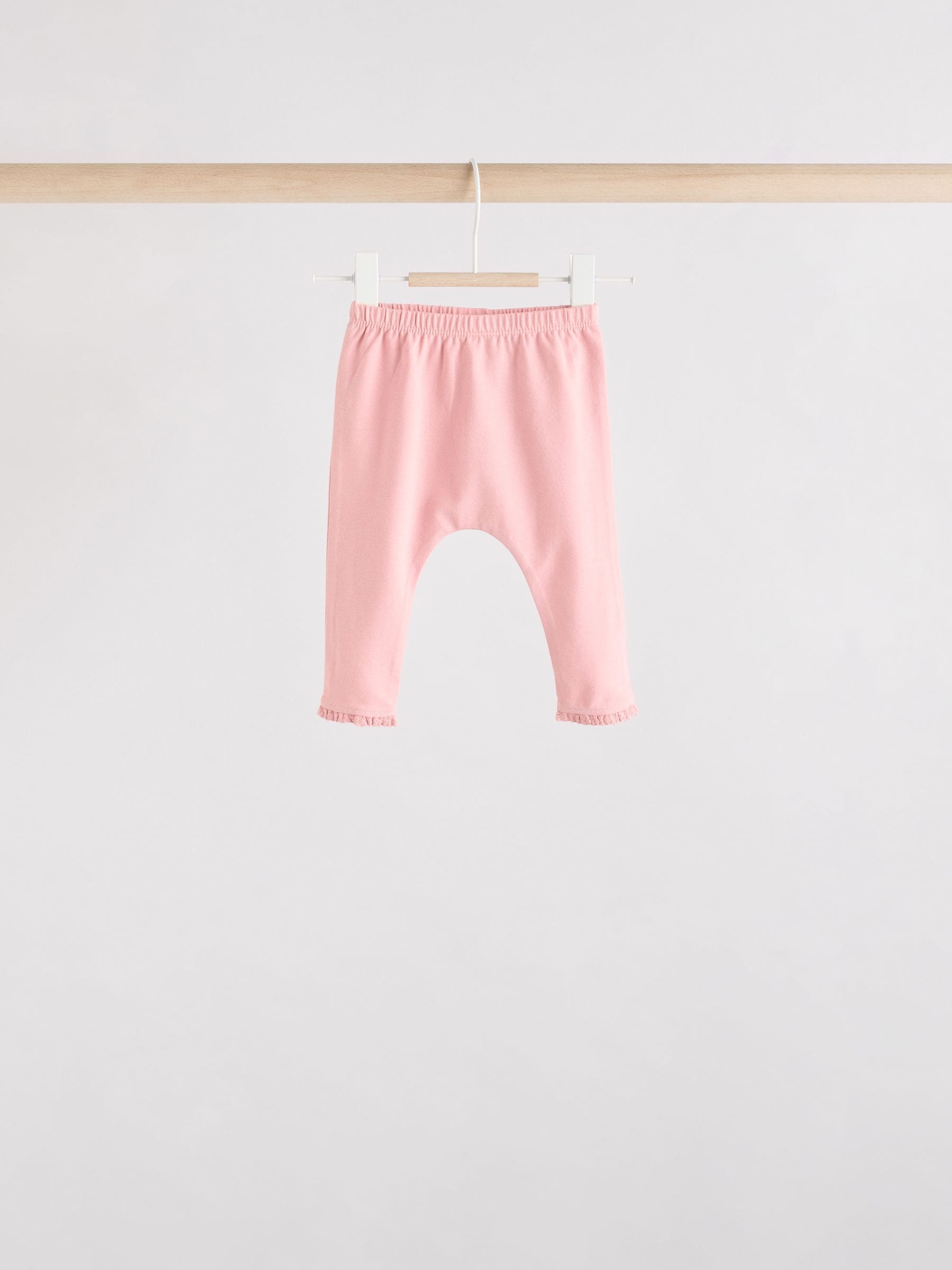 Pink/ Cream/ Bunny Character Long Sleeve Top And Leggings Set 6 Piece (0mths-3yrs) image 4