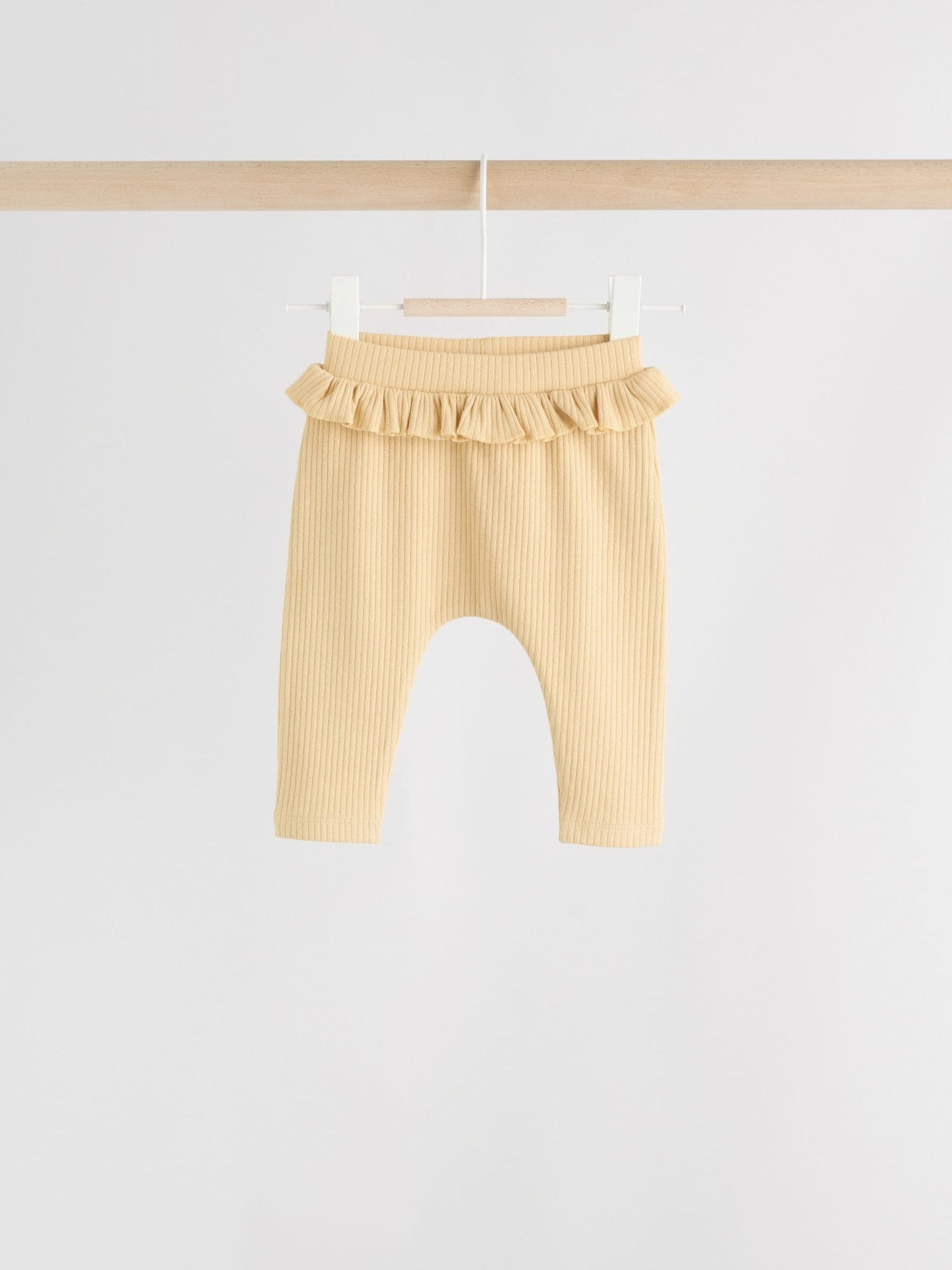 Purple/Yellow/Cream Ditsy Baby Leggings 4 Pack (0mths-2yrs) image 5