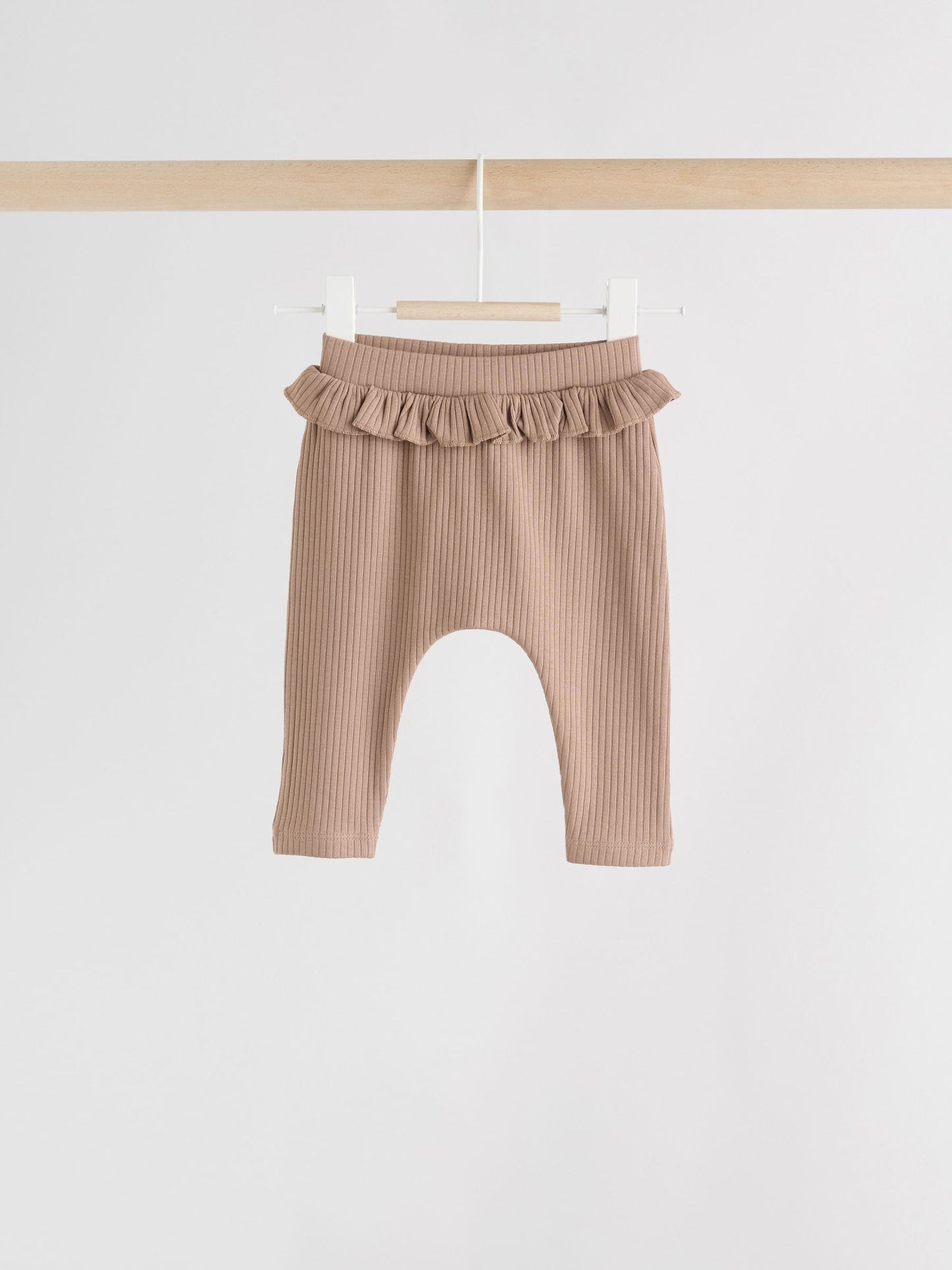 Purple/Yellow/Cream Ditsy Baby Leggings 4 Pack (0mths-2yrs) image 7