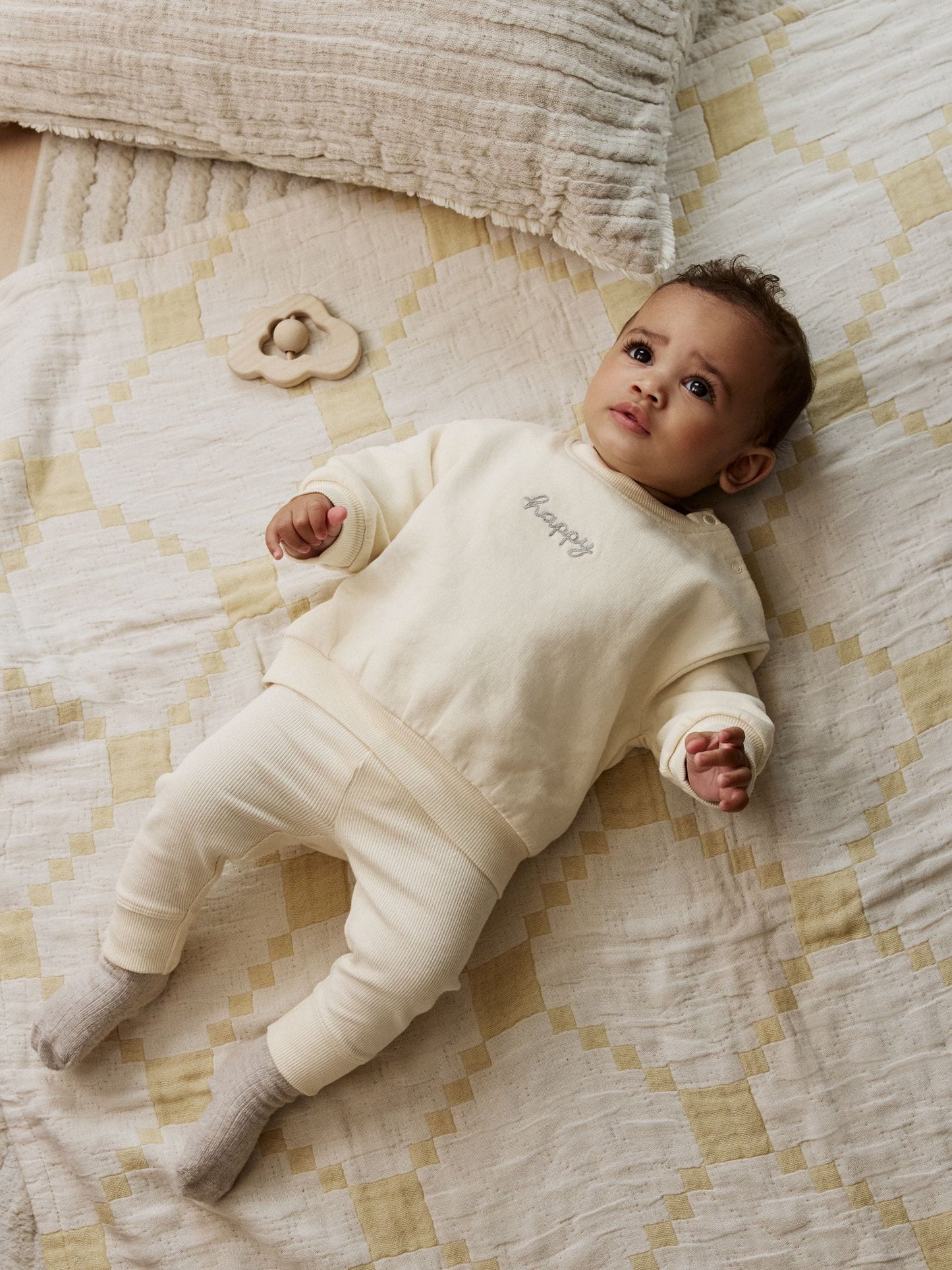 Cream Baby Sweater and Leggings Set 2 Piece (0mths-2yrs)