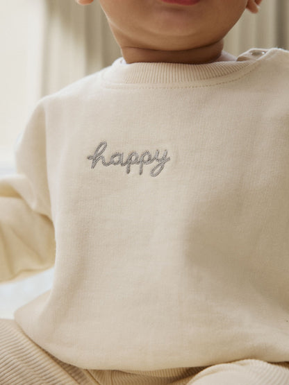 Cream Baby Sweater and Leggings Set 2 Piece (0mths-2yrs)