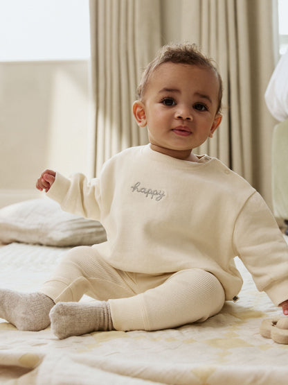 Cream Baby Sweater and Leggings Set 2 Piece (0mths-2yrs)