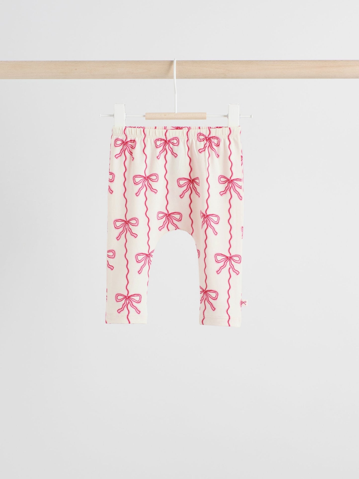 Red/Cream Baby Bow Sweaters and Leggings Set 2 Piece (0mths-2yrs)