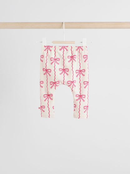 Red/Cream Baby Bow Sweaters and Leggings Set 2 Piece (0mths-2yrs)