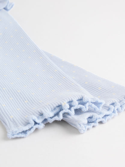 Blue Spot Baby Long Sleeve Frill Top And Leggings Set (0mths-2yrs) image 5