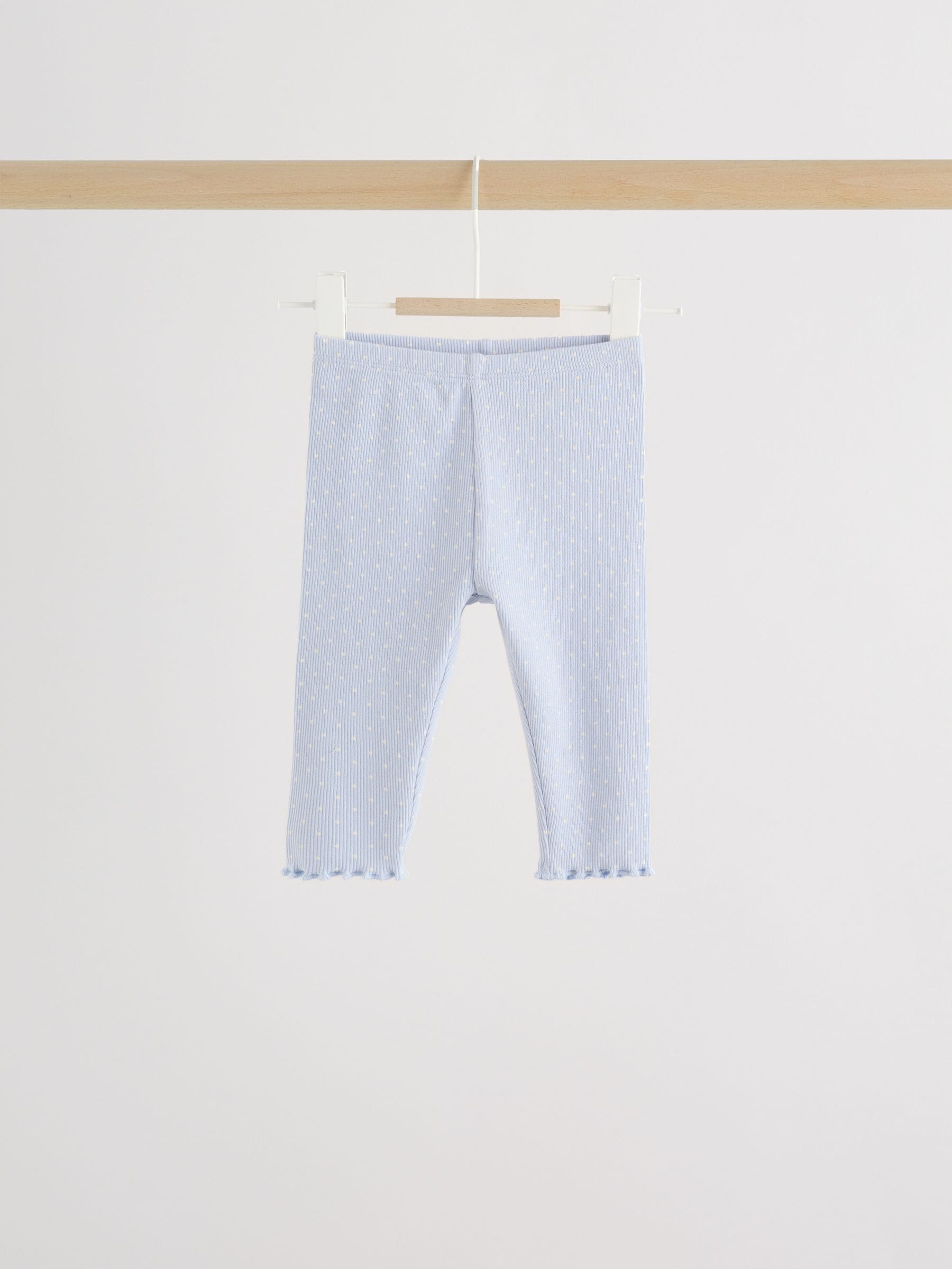 Blue Spot Baby Long Sleeve Frill Top And Leggings Set (0mths-2yrs) image 4