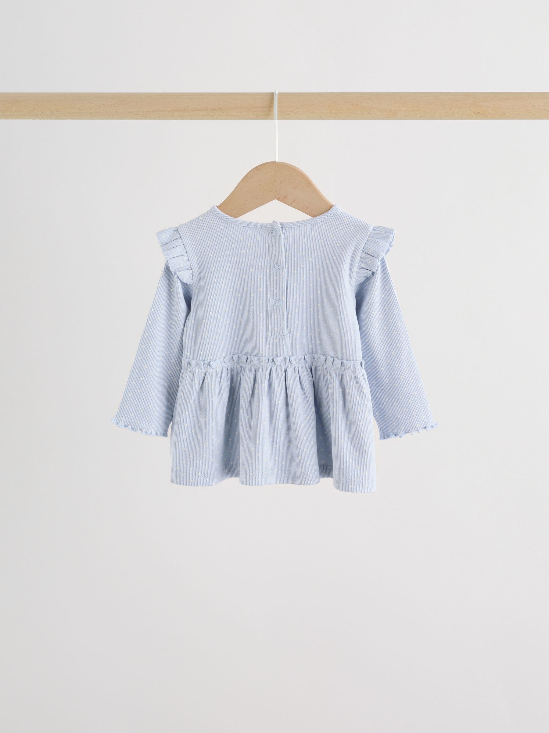Blue Spot Baby Long Sleeve Frill Top And Leggings Set (0mths-2yrs) image 5