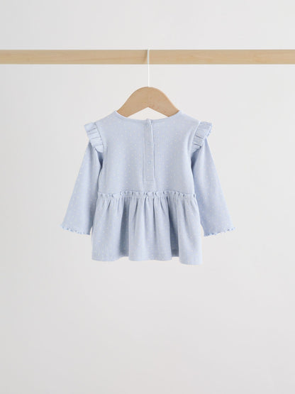 Blue Spot Baby Long Sleeve Frill Top And Leggings Set (0mths-2yrs) image 5