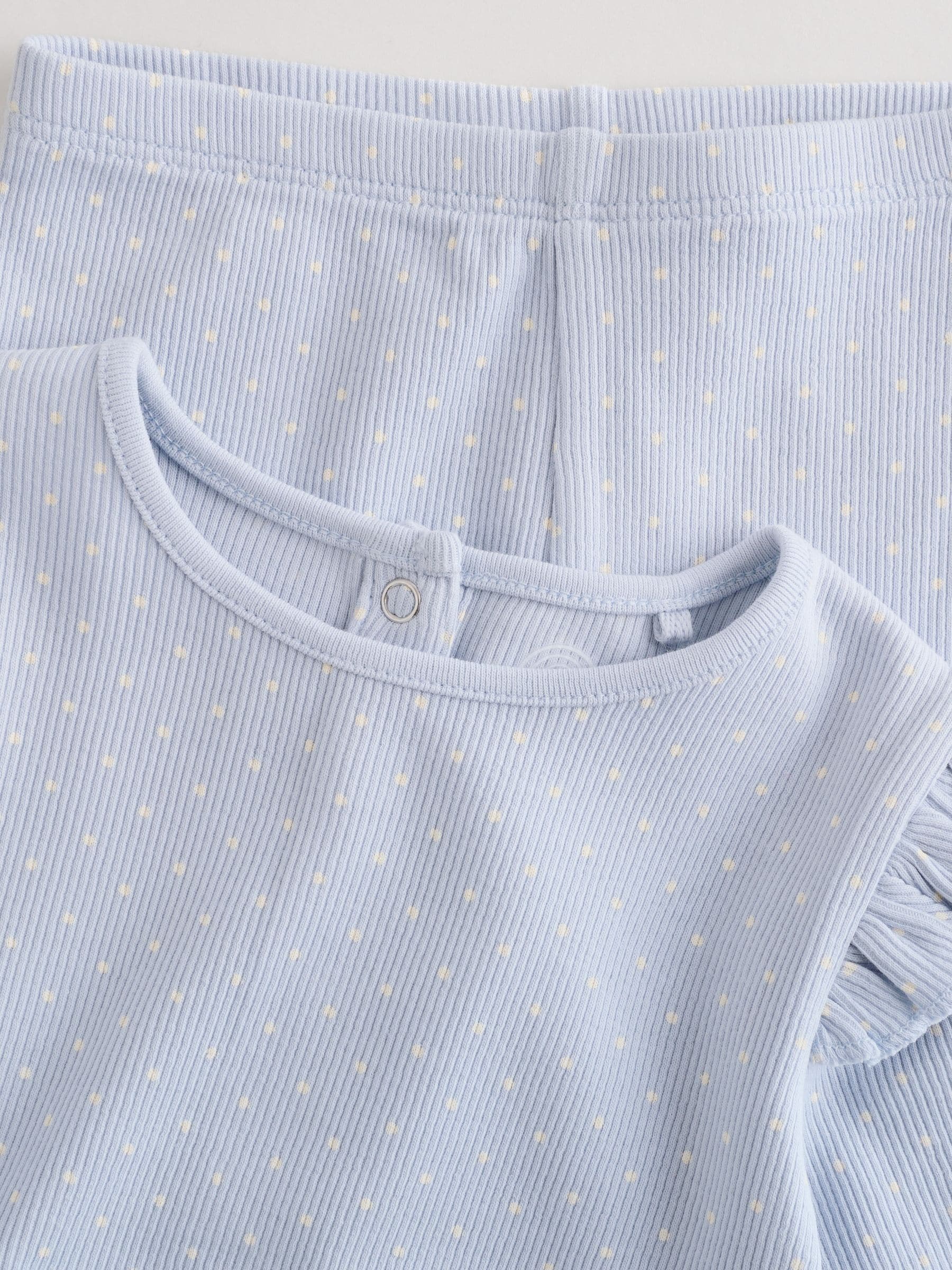 Blue Spot Baby Long Sleeve Frill Top And Leggings Set (0mths-2yrs) image 8