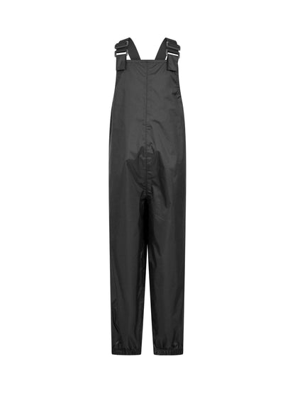 Mountain Warehouse Black Pakka Kids Waterproof Dungarees image 1